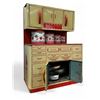 Image 2 : Vintage General Metal Toys Kitchenette With Tins And Other Miniature Cooking Accessories