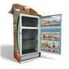 Image 2 : Vintage Wolverine Toy Company Metal Childs Fridge, In Original Box