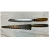 Image 2 : Vintage Use Eclipse Soap Knife, 5 Roses Flower Bread Knife & Cast Iron Sewing Spool Stand
