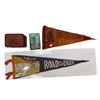 Image 1 : 2 Vintage Pennants, T & B Renound Tobacco Tin & Bugler Tobacco Pouch
