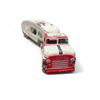 Image 2 : Vintage Tin Litho Deluxe Auto Transport By Mar Toys