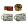 Image 1 : 2 Vintage Vietnam War Pins, Air First Calvary & 25Th Infantry Platoon