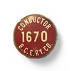 Image 1 : Vintage B.C.E.Ry. Co. 1670 Conductor Pin