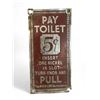 Image 2 : 2 Vintage Tin Tacker Signs, 5 Cent Pay Toilet & Beaver Bash Fraser Valley Street Rods