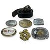 Image 1 : 7 Vintage Assorted Belt Buckles & Belt