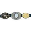 Image 2 : 8 Vintage Assorted Belt Buckles On Belt
