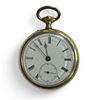 Image 2 : Vintage Fortune Gold Filled Pocket Watch & Home Time Clock And Case
