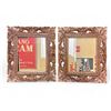 Image 2 : Pair Of Wood Carved Frames
