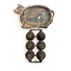 Image 2 : Vintage Cast Iron Sheep & Bear Head Jello Mould & Cast Iron Cow Platter