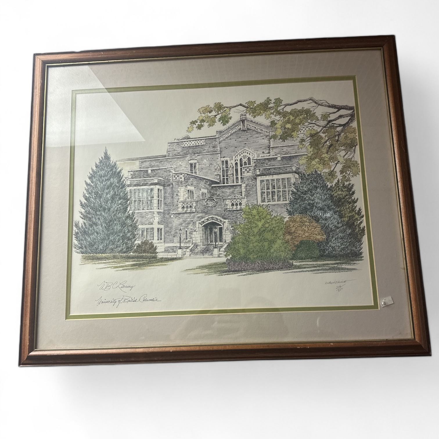 Framed Print Of Ubc Library University Of British Columbia By L ...