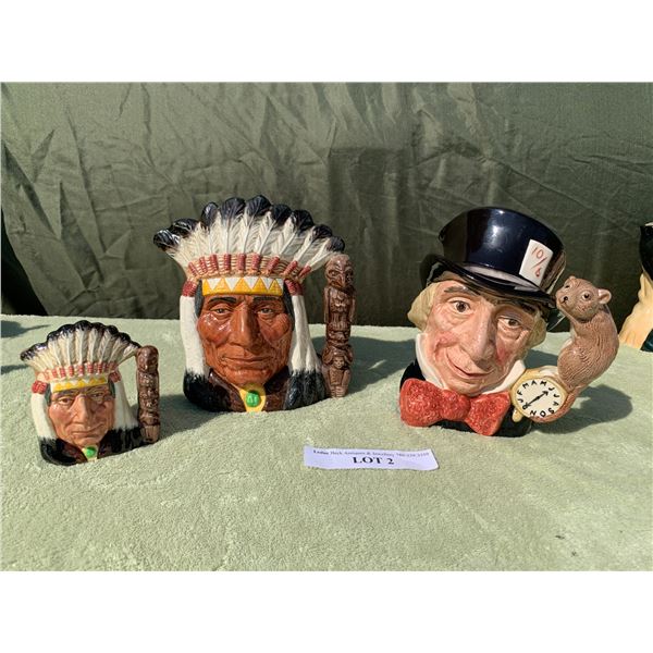 Royal Doulton - Porto, Aramis & Athos Mini Jugs