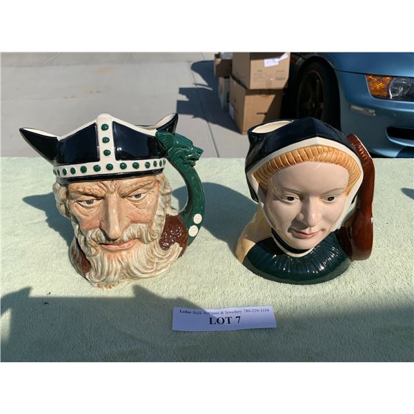 Royal Doulton - Jane Seymour & The Viking Jugs