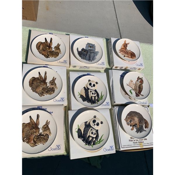 Asst Goebel Mother Series Collector Plates 1975 - 1980