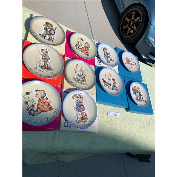 Collectible Hummel Mother's Day Plates 1972 -1980