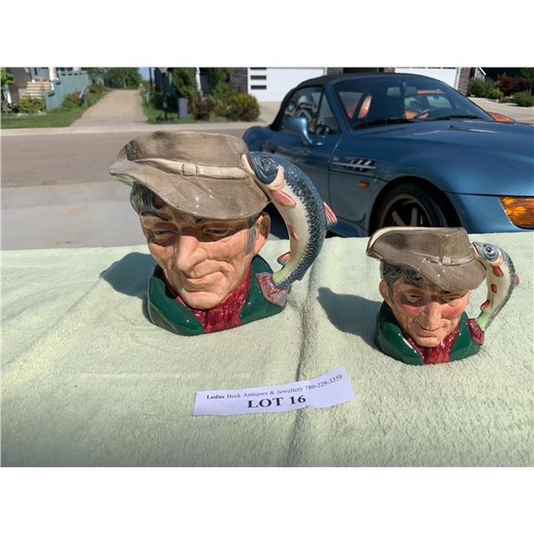 Royal Doulton -The Poacher & Mini Paocher Jug