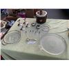 Image 1 : Serving Platter, Bowl,  Silver Plate Candle Holders, Horse Ice Bucket & Egg Spoons