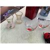 Image 5 : Hand Painted Bowls & Vases, Cheese Set, Wine Glasses, Glass Lemon, Pepper Pear, Red Container, Tim H