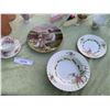 Image 5 : Variety of Teacups & Dishes, Glass Teapot, Vintage Pink Glasses, Lord's My Sheppard Plate, Vintage V