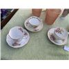 Image 6 : Variety of Teacups & Dishes, Glass Teapot, Vintage Pink Glasses, Lord's My Sheppard Plate, Vintage V