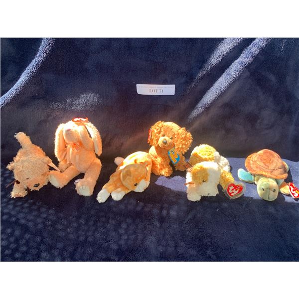 Ty Speedster, Scampy, Darling, Frolics, Tabs & Camelia