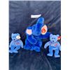 Image 1 : Two Ty America Bears, Peanut Elephant