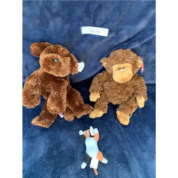 Ty Bungle,  Nuzzle & Teenie Beanie Chip the Cat