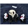 Image 1 : Ty Fortune, Teenie Beanie Flip the Car & Two Fortune Panda Bears