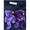 Image 1 : Ty Rare Princess Purple Bear & Employee Bear