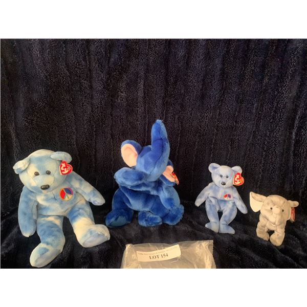 Two Peace Bears, Shocks & Peanut Blue Elephant