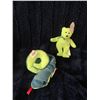 Image 2 : Pair of Jake Ty Ducks, Hissy, Fries the Bear, Sting from the Beanie Boo's Collection, Rainbow, Zuma 
