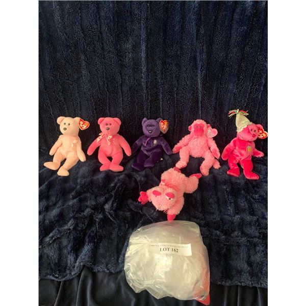 Ty Princess Purple Bear, Hope, Cure, January, Baubles & Julep Ty Pinkys