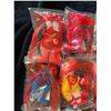 Image 2 : McDonald's 25th Happy Meal 25th Anniversary Ty Teenie Beany  Bears Complete Set (New in Packages)