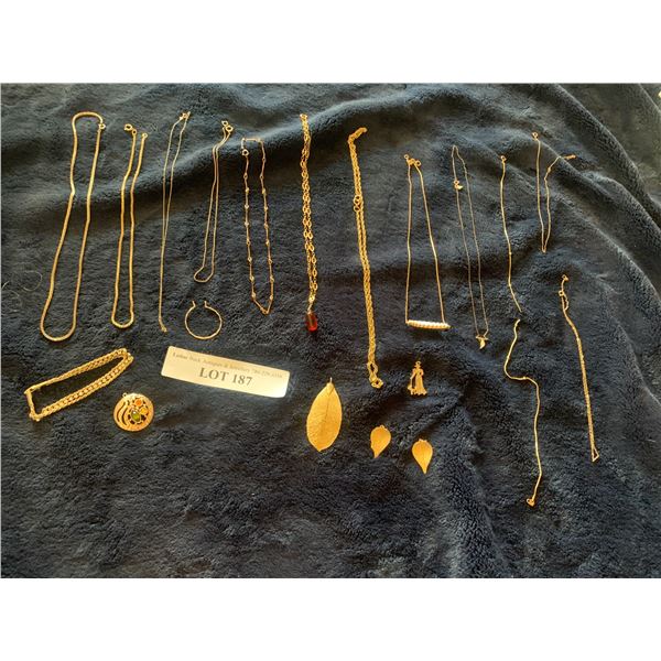 Gold Fashion Jewellery-Chains, Pendants, Earrings & Bracelet