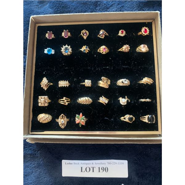 Beautiful Asst of Fashion Rings
