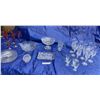 Image 1 : Crystal Champagne & Cordial Glasses, Rectangular Dish, Crystal & Glass Bowls Burgundy Champagne Glas