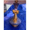 Image 3 : Vintage Blue & Gold Bow Table Lamps