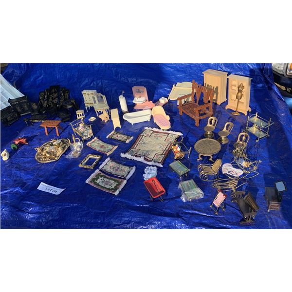 Huge Variety of Miniature Doll House Furniture