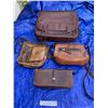 Image 1 : Armadillo Skin Purse, Laptop Case & Two Brown Purses