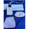Image 3 : White Pearl Purse, Crossover Purse, Diva Passport Holder & 3 Beaded Evening Bags