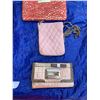 Image 6 : Ivanca Trump Wallet, Peach Wallet, Guess Wallet, Elle Lunch Bag, Bijoux Beaded Purse, Sunglass Case 