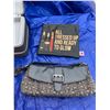 Image 5 : Michael Kors Purse, Guess Belt Bag, Gold Beaded Bag, Chain Purses, Makeup Bag & Makeup Box