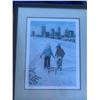 Image 2 : Vintage Sled & Winter Wonderland Sledding in Edmonton Print
