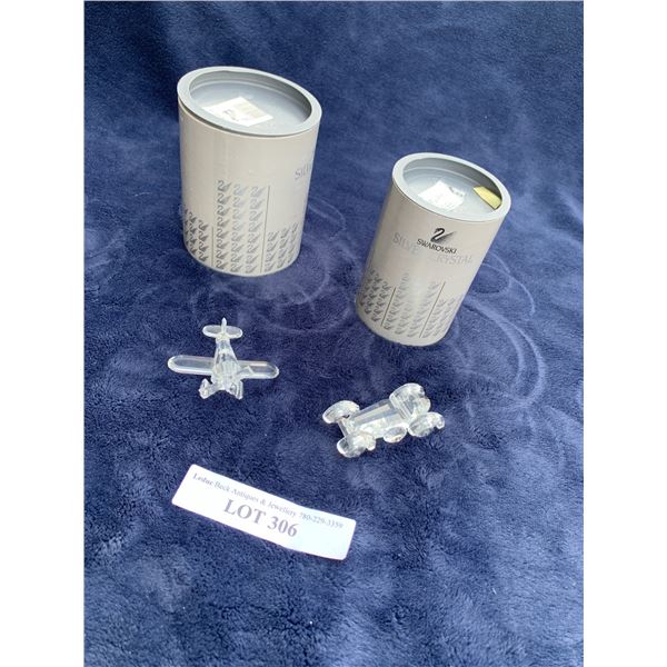Swarovski Vintage Car & Airplane
