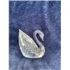Image 3 : Swarovski Centenary Swan w Pedestal & Mini Swan