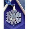 Image 5 : Swarovski 1993 & 1994 Ltd Edition Snowflake Christmas Ornaments