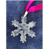 Image 2 : Swarovski 1992 & 1994 Ltd Edition Snowflake Christmas Ornaments