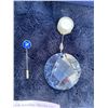 Image 4 : Swarovski SCS Crystal Blue Sun-catcher & Scallop Shell