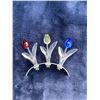 Image 7 : Swarovski SCS Three Crystal Tulips w Stand, Nine Mini Tulips on Stand