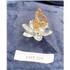 Image 1 : Rare Retired Swarovski 1998 Gold Butterfly in Flight