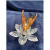 Image 2 : Rare Retired Swarovski 1998 Gold Butterfly in Flight